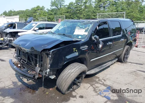 2013 Cadillac Escalade Esv Luxury из США, поврежденный, VIN 1GYS4HEF1DR358180